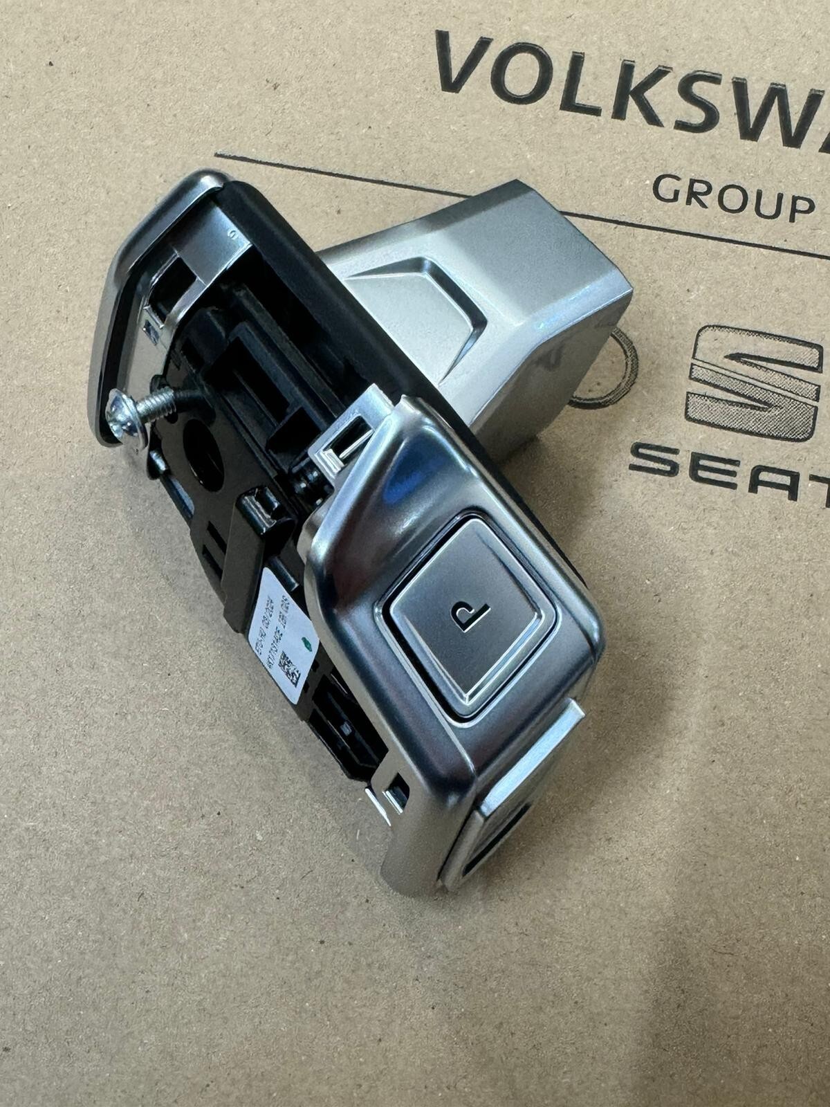 AUDI SCHALTKNAUF GRIFF GRAU LEDER 4K1713139D 4K1713140E AUTOMATIK GETRIEBE NEU - Obrázek 4