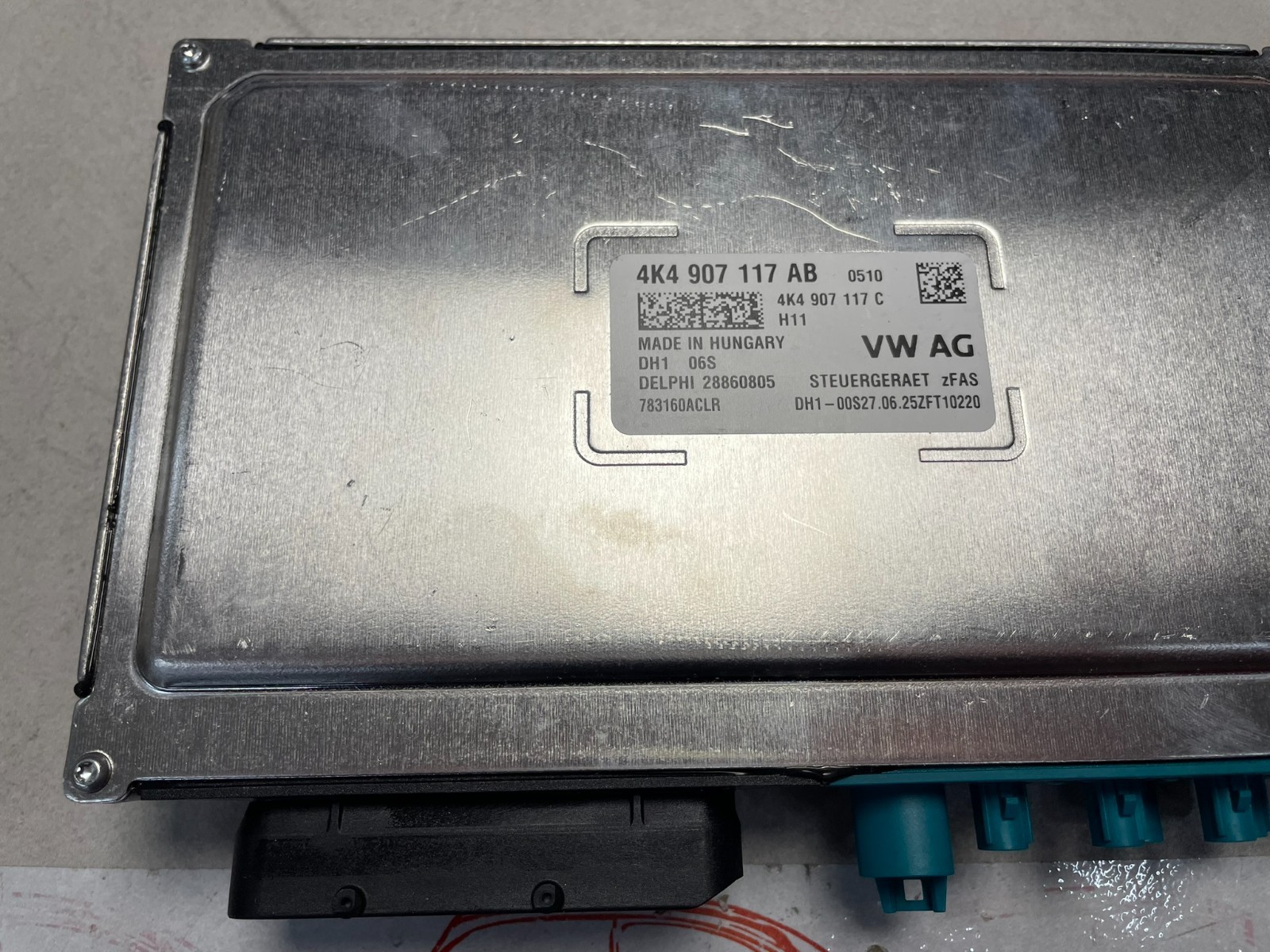 AUDI STEUERGERÄT ASSISTENZSYSTEME STEUERGERÄT FÜR KAMERAS 360°, 4K4907117AB NEU - Obrázek 15