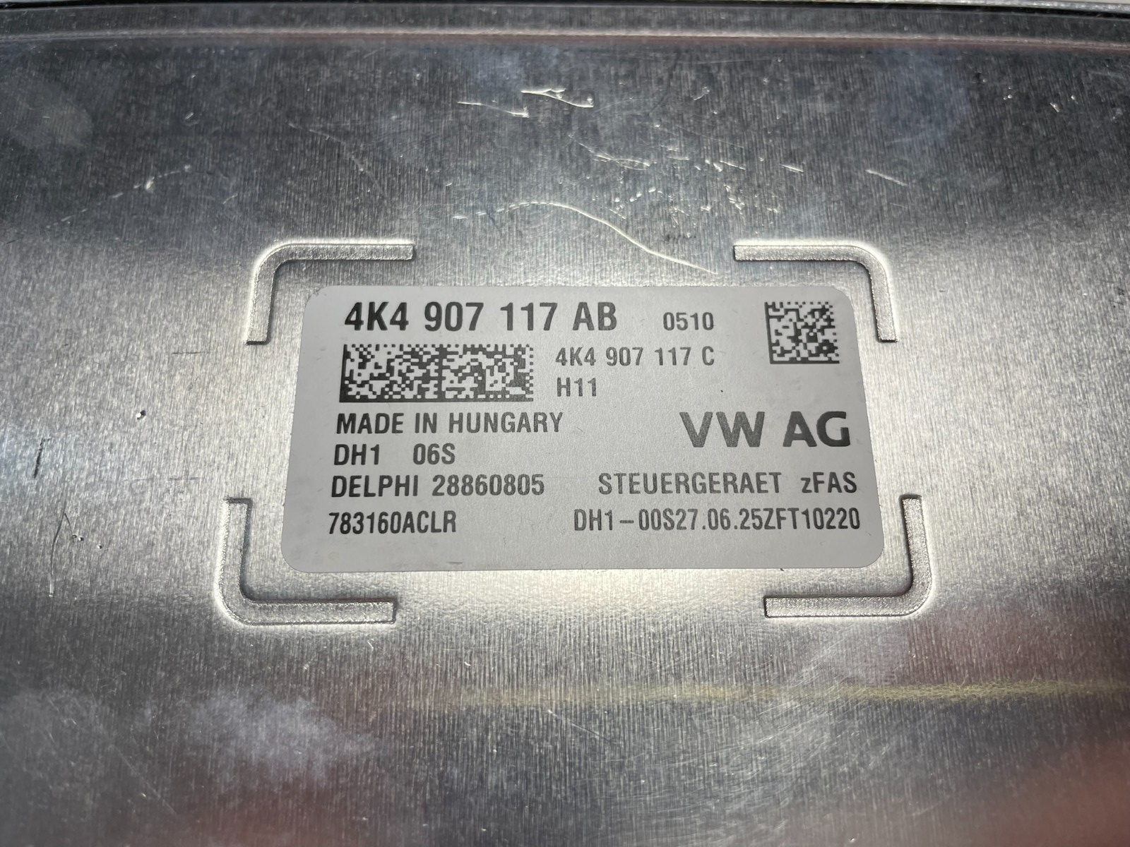 AUDI STEUERGERÄT ASSISTENZSYSTEME STEUERGERÄT FÜR KAMERAS 360°, 4K4907117AB NEU - Obrázek 3