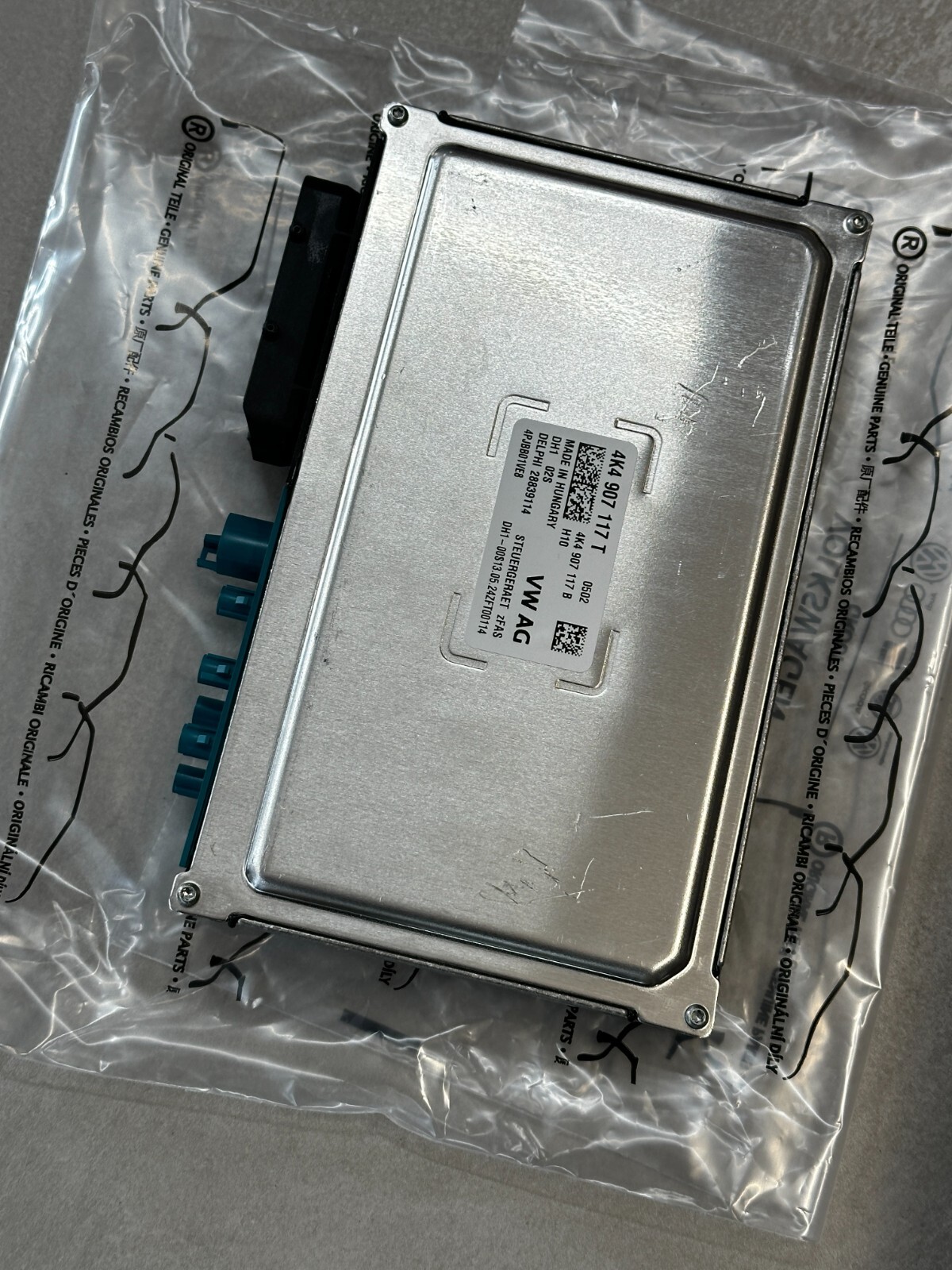 AUDI STEUERGERÄT MODUL FÜR FAHRERASSISTENT STEUERGERÄT FÜR KAMERA 4K4907117T NEU - Obrázek 12