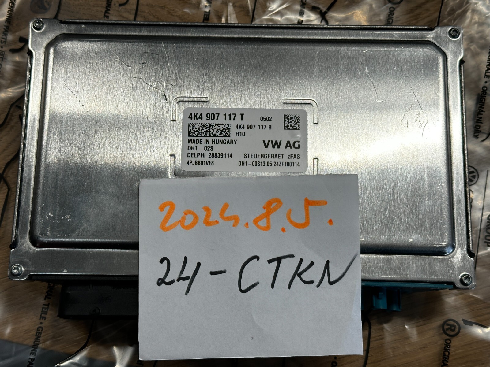 AUDI STEUERGERÄT MODUL FÜR FAHRERASSISTENT STEUERGERÄT FÜR KAMERA 4K4907117T NEU - Obrázek 17