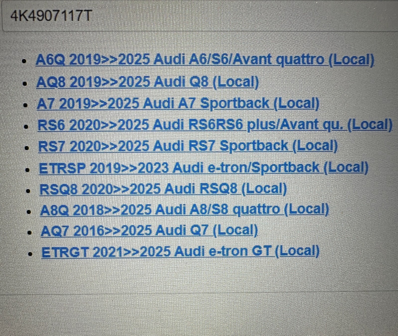 AUDI STEUERGERÄT MODUL FÜR FAHRERASSISTENT STEUERGERÄT FÜR KAMERA 4K4907117T NEU - Obrázek 5