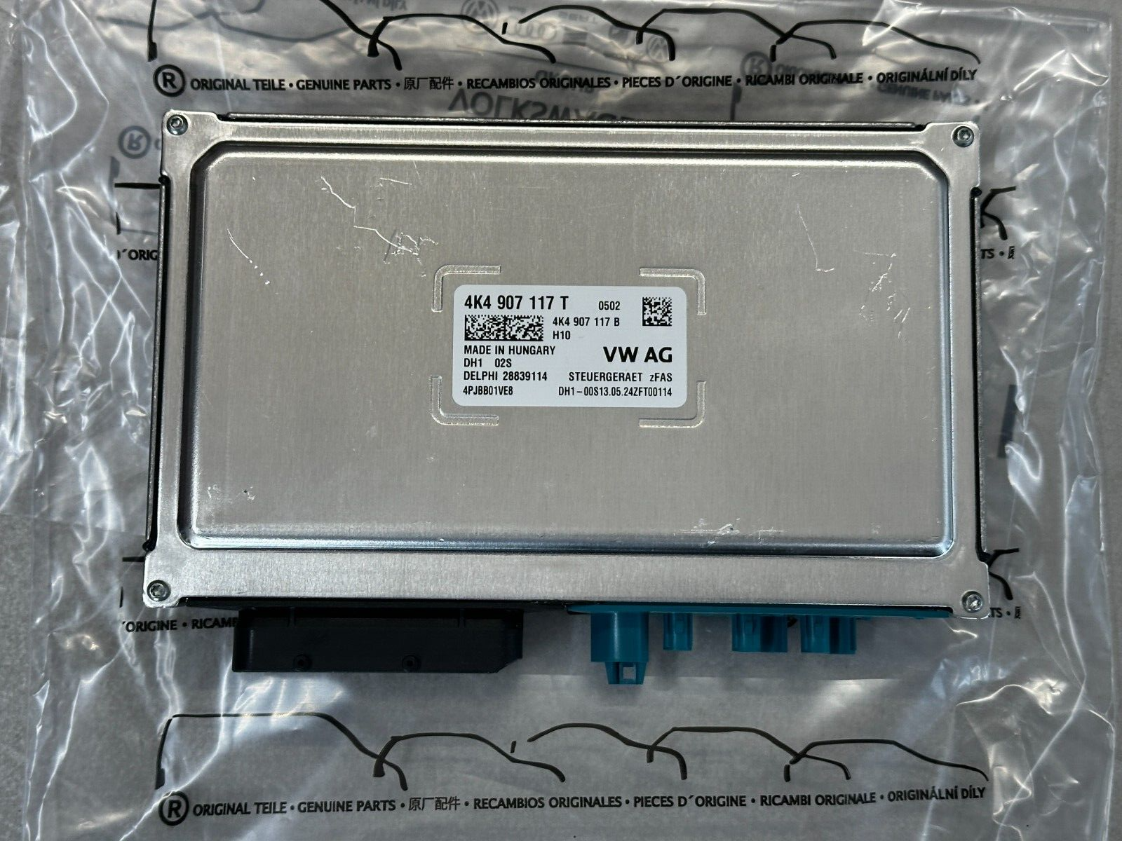 AUDI STEUERGERÄT MODUL FÜR FAHRERASSISTENT STEUERGERÄT FÜR KAMERA 4K4907117T NEU