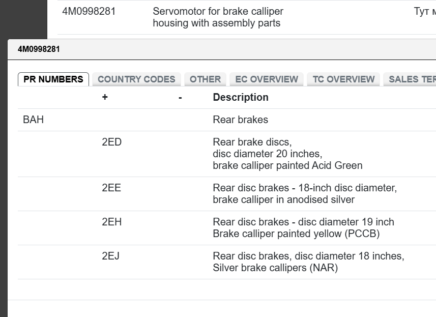 AUDI VW BENTLEY STELLMOTOR FÜR ELEKTRISCHE BREMSSATTEL L-R REAR 4M0998281 ORIG. - Obrázek 13