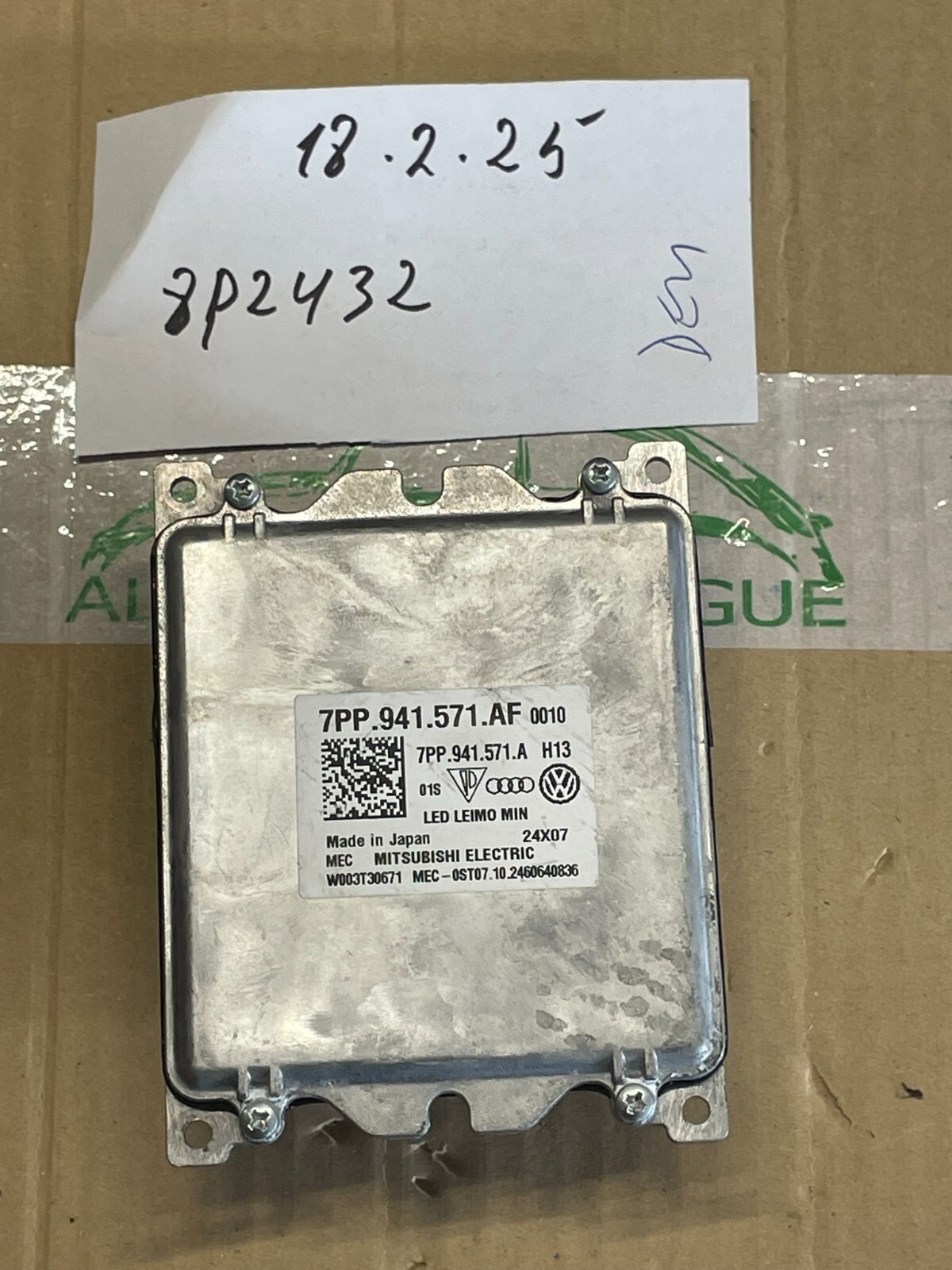 AUDI VW ŠKODA SCHEINWERFER STEUERGERÄT LED 7PP941571AF DEMONT VOM TEST WAGEN ORG - Obrázek 9