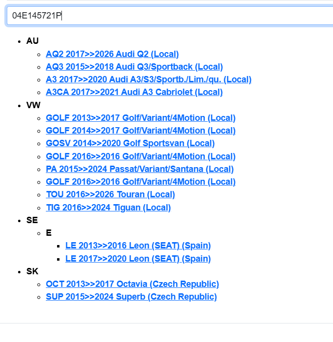 AUDI VW SKODA SEAT 1.4 TSI TURBOLADER CZDA 04E145721P = 04E145722G = 04E145873N - Obrázek 5