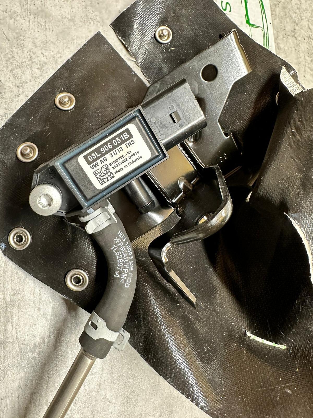 AUDI VW SKODA SEAT ABGASDRUCKSENSOR 03L906051B ORIGINAL NEU!! - Obrázek 5