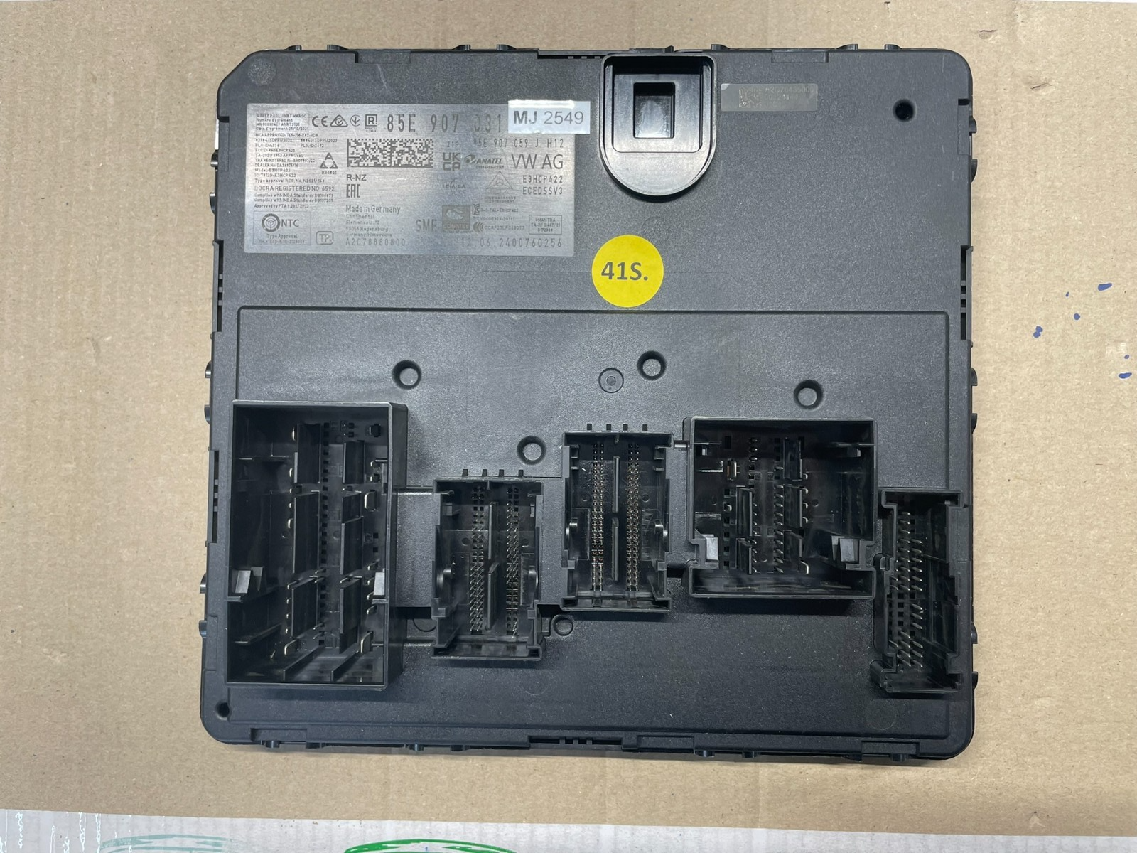 AUDI VW STEUERGERÄT KOMFORTSYSTEM KOMFORT STEUERGERÄT 85E907031MJ TEST WAGEN DEM - Obrázek 6