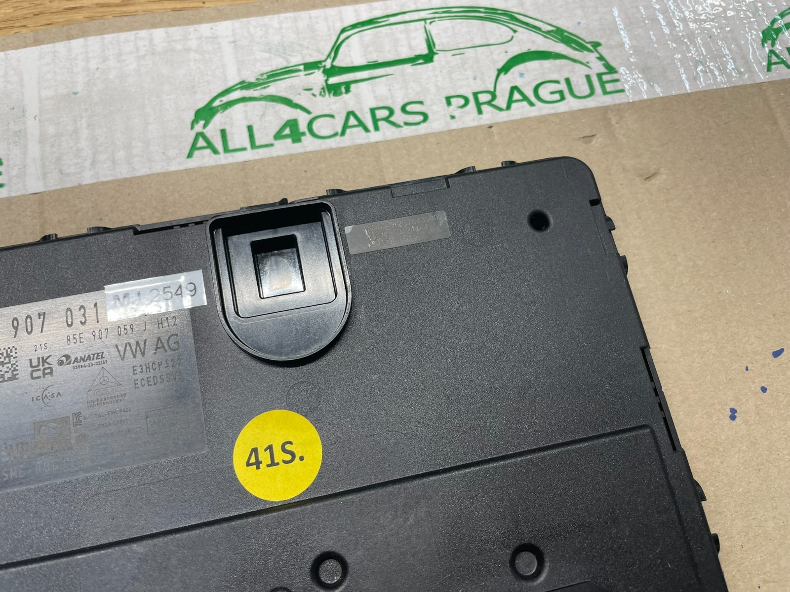 AUDI VW STEUERGERÄT KOMFORTSYSTEM KOMFORT STEUERGERÄT 85E907031MJ TEST WAGEN DEM - Obrázek 8