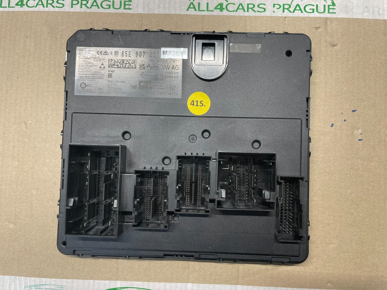 AUDI VW STEUERGERÄT KOMFORTSYSTEM KOMFORT STEUERGERÄT 85E907031MJ TEST WAGEN DEM