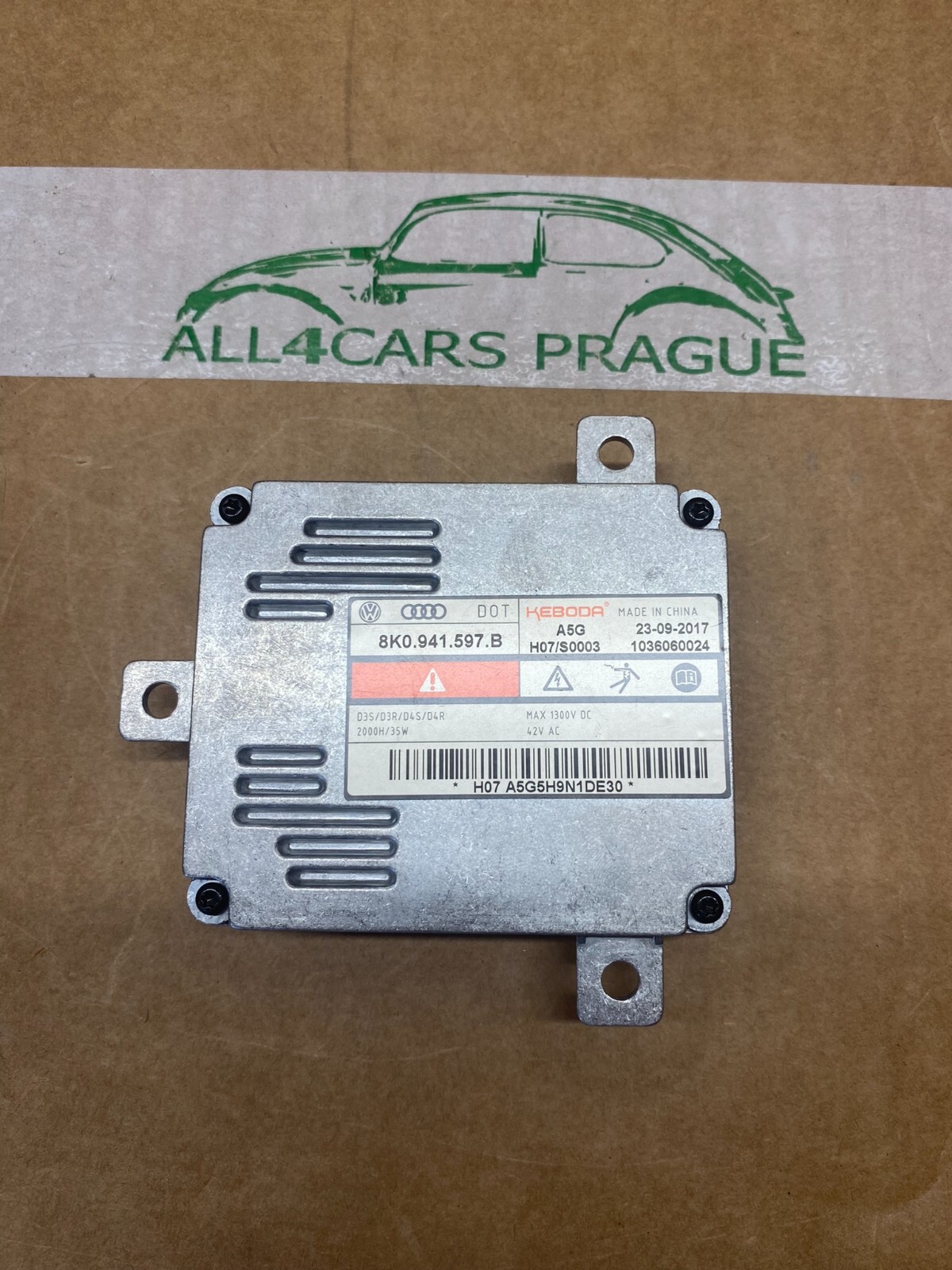 AUSI A3/RS3,Q5,Q7 KEBODA XENON SCHEINWERFER VORSCHALTGERÄT 8K0941597B ORIG.NEU!