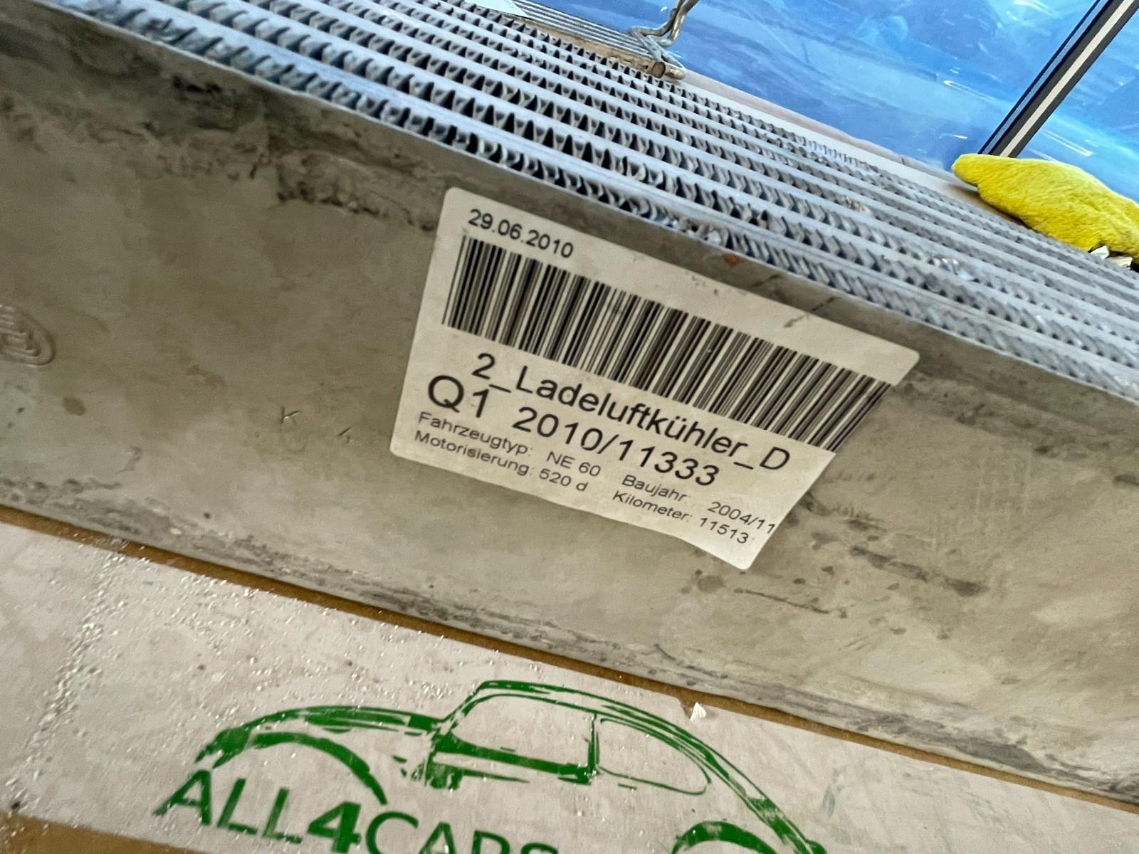 BMW 5 SERIES E60 , E61 DIESEL TURBOKÜHLER 17517787446 GEBRAUCHT ORIG BMW TEIL ! - Obrázek 13