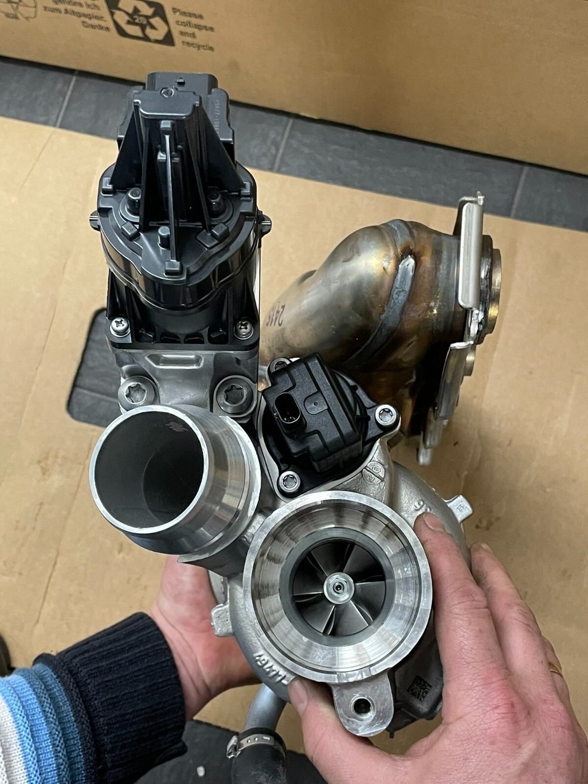 BMW TURBOLADER 2.0 BENZIN N20 11657634486TURBO IST DEMONT V GANZ NEU MOTOR BMW ! - Obrázek 14