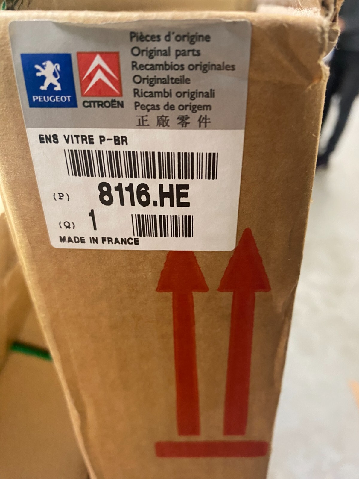 CITROEN XSARA PICASSO WINDSCHUTZSCHEIBE FRONT SCHEIBE 8116.HE - 8116 HE ORIG.NEU - Obrázek 7