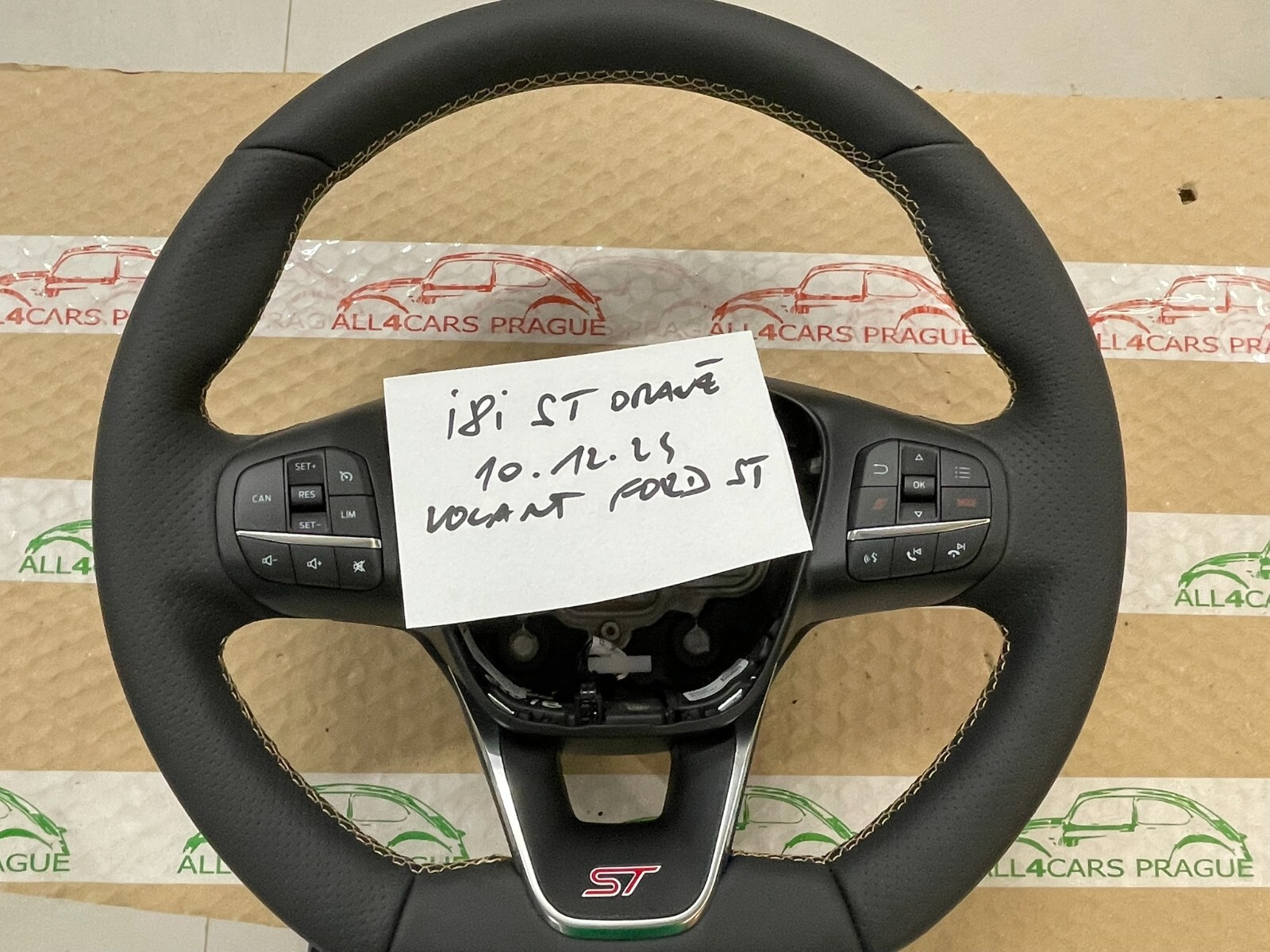 FORD FOCUS ST-LINE SPORTLENKRAD ABGEFLACHT MULTIFUNKTIONAL 21816000129 ORIG NEU - Obrázek 20