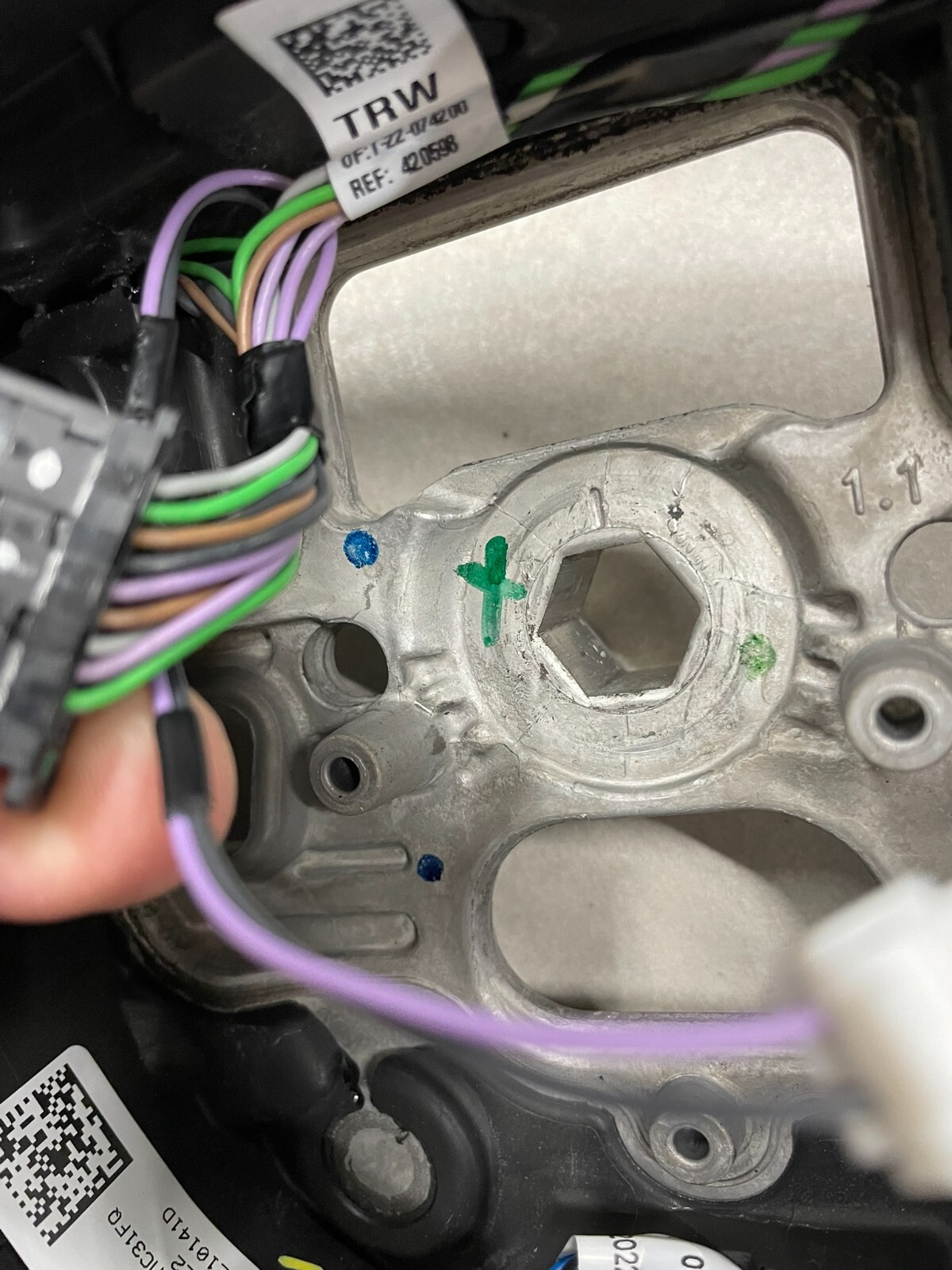 FORD FOCUS ST-LINE SPORTLENKRAD ABGEFLACHT MULTIFUNKTIONAL 21816000129 ORIG NEU - Obrázek 9