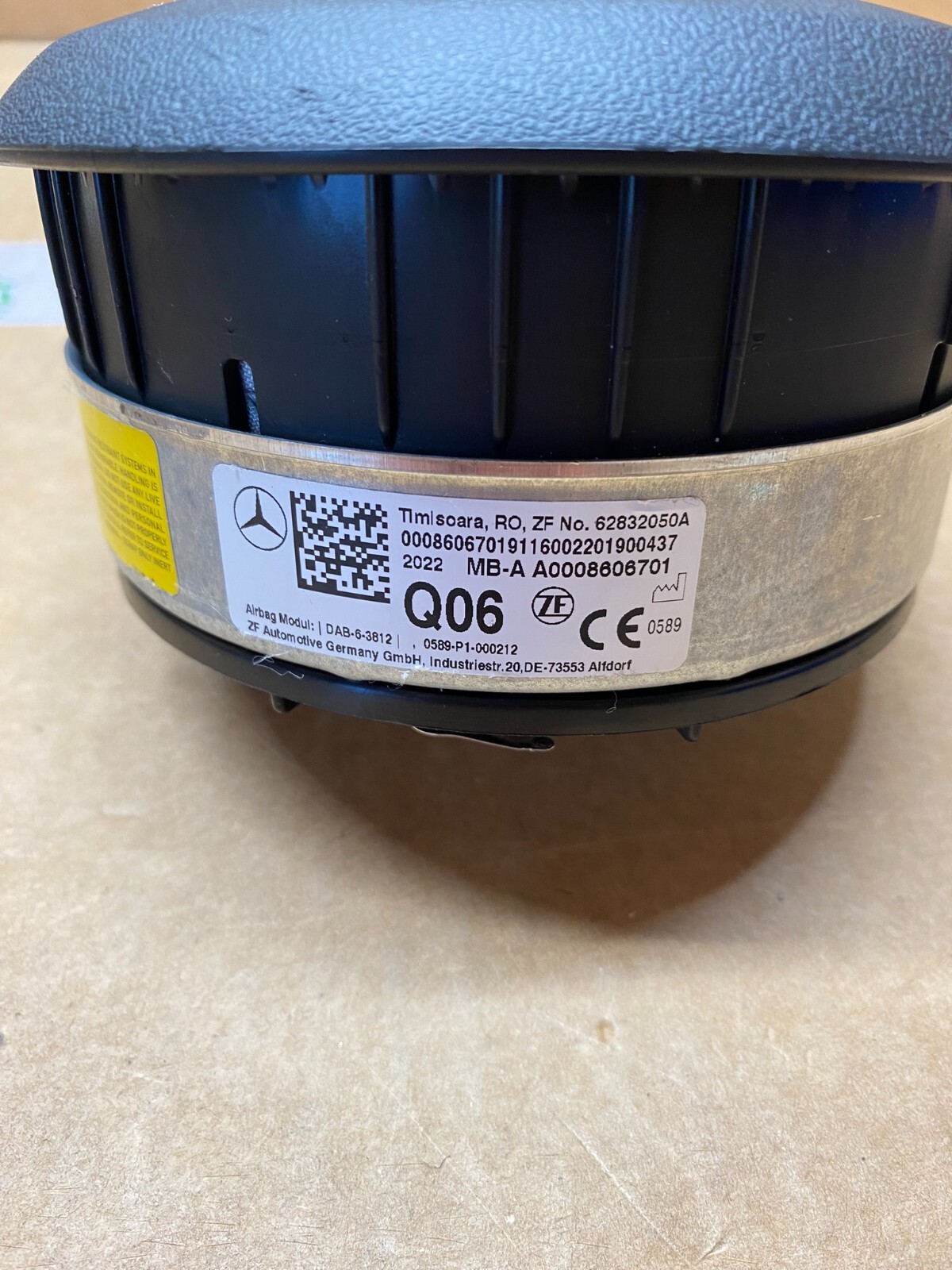 MERCEDES-BENZ A-W177 B-W247 C-W205 LENKRAD A.I.R.B.A.G UNIT A0008606701 NEW!!!! - Obrázek 5