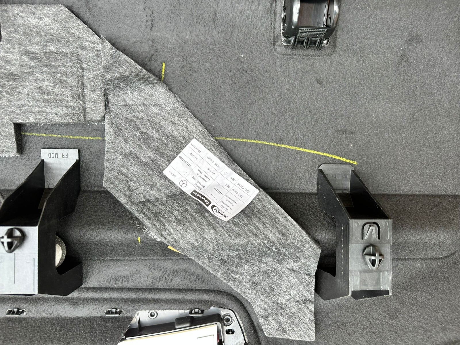 MERCEDES-BENZ W205 C-KLASSE KOFFERRAUMDECK A2056905249 ORIGINAL - Obrázek 13