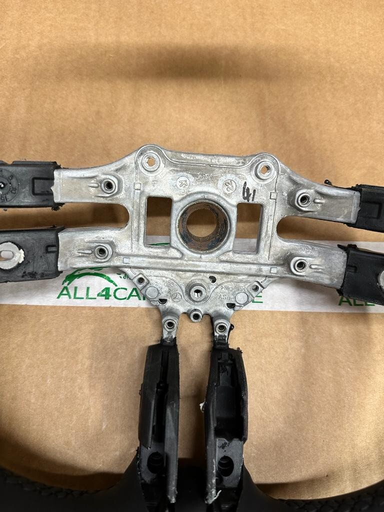 MERCEDES BENZ W223 LENKRAD RAHMEN SPORT LEDER-SPORT STEERING WHEEL LEATHER ORIG - Obrázek 5