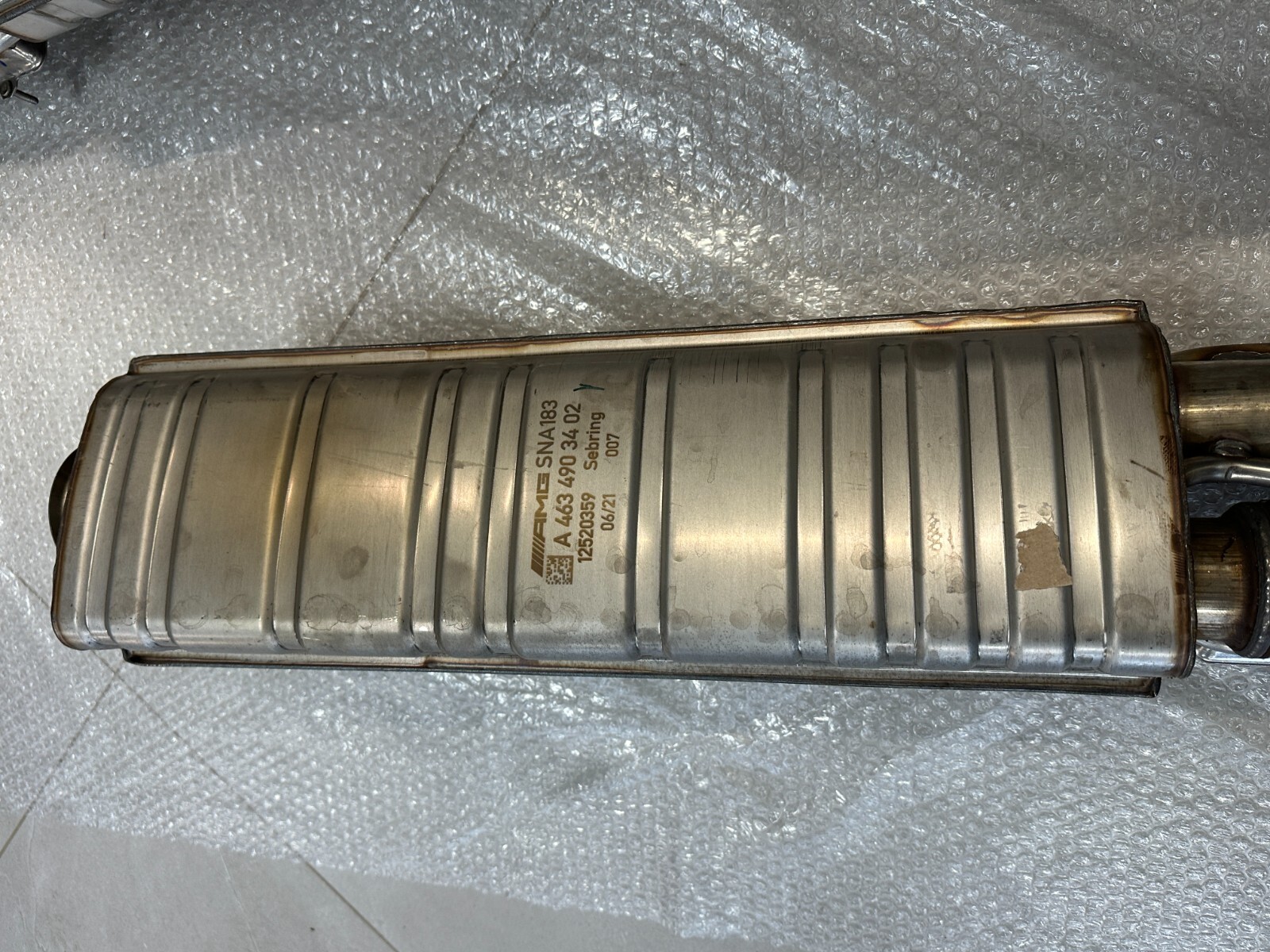 MERCEDES W463 A G63 AMG AUSPUFF ENDSCHALLDÄMPFER ESD A4634900902 A4634901002 - Obrázek 17