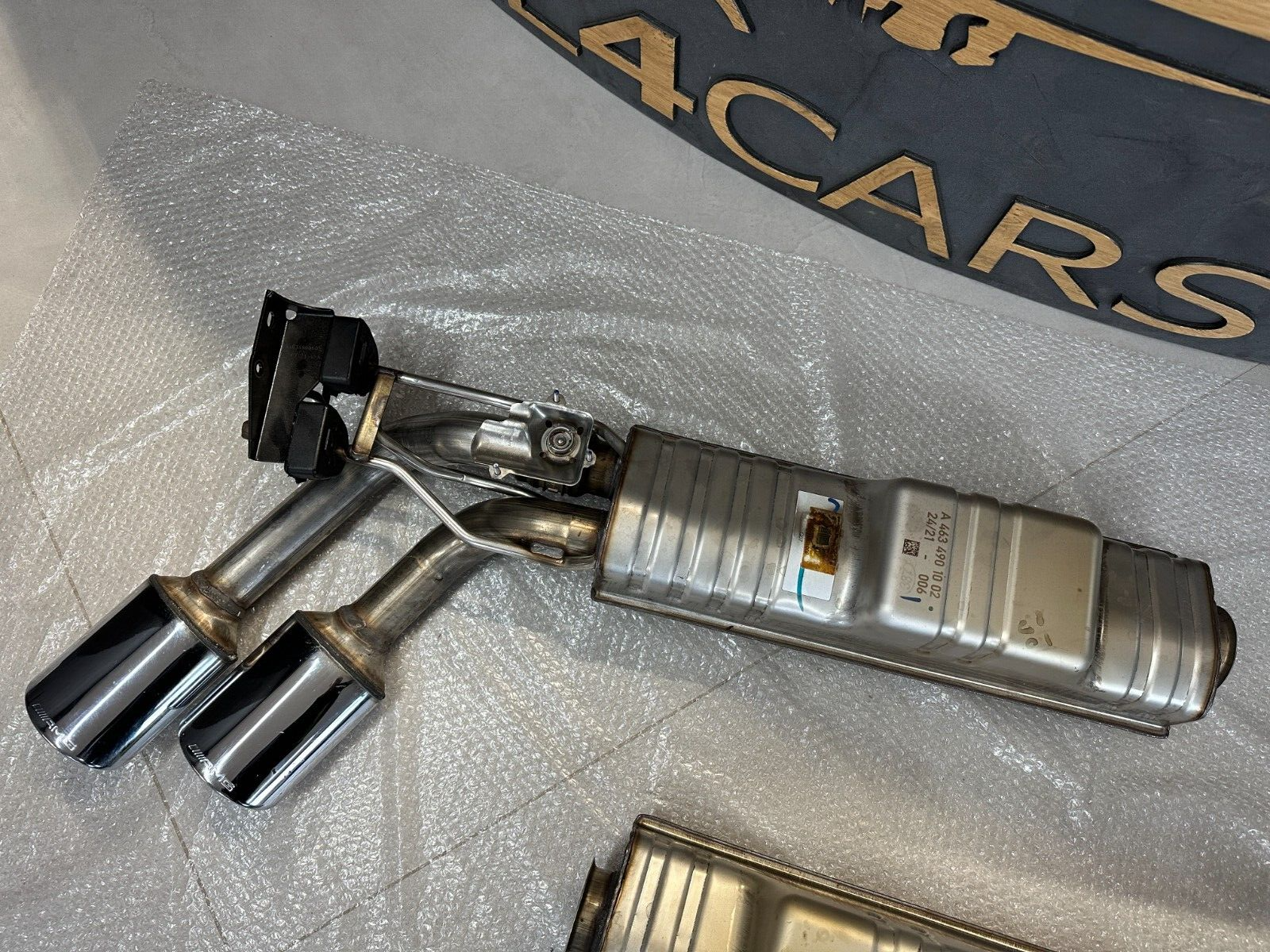 MERCEDES W463 A G63 AMG AUSPUFF ENDSCHALLDÄMPFER ESD A4634900902 A4634901002 - Obrázek 7