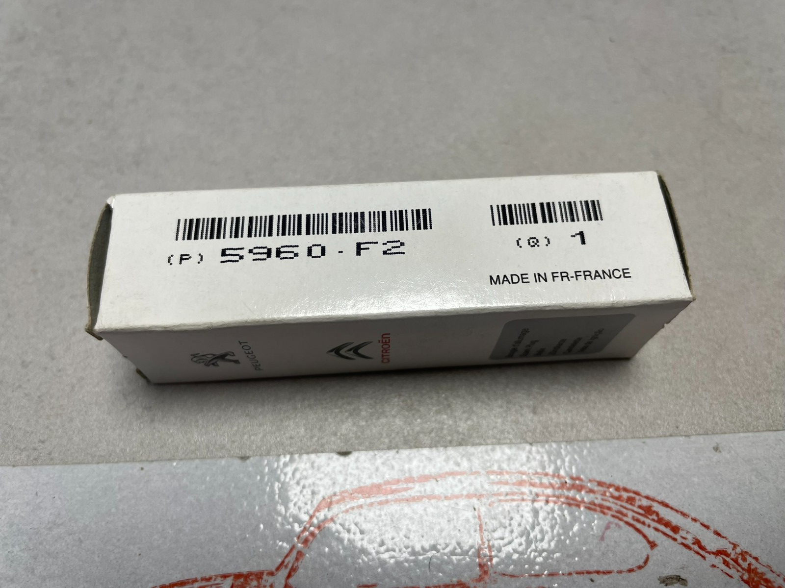 PEUGEOT / CITROEN ZÜNDKERZE 5960 F2 , ZÜNDKERZE 5960 F ORIG. PEUGOT CITROËN NEU - Obrázek 6