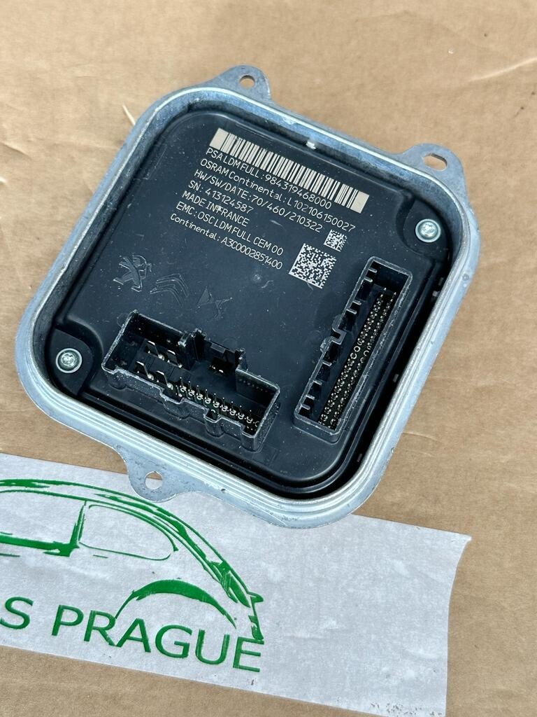 PEUGOT CITROEN SCHEINWERFER STEUERGERÄT A3C0002851400 984319468000 - Obrázek 7