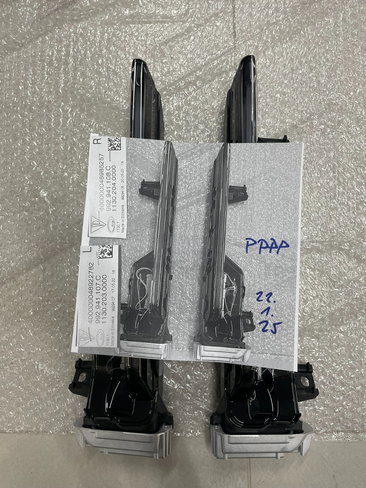 PORSCHE 911 992-1 LED DAY LIGHT TAGFAHRLICHT L+R 992941107C 992941108C ORIG.NEU - Obrázek 15