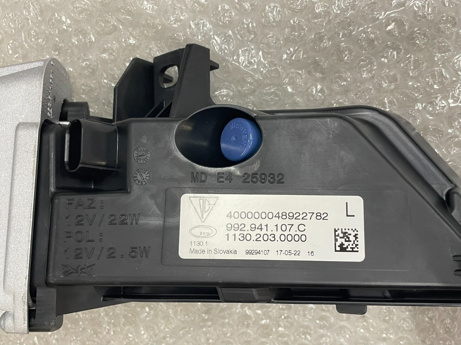 PORSCHE 911 992-1 LED DAY LIGHT TAGFAHRLICHT L+R 992941107C 992941108C ORIG.NEU - Obrázek 6