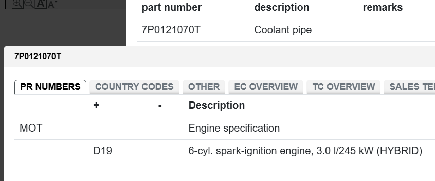 PORSCHE CAYENNE 92A HYBRID KÜHLWASSER KÜHLMITTELROHR 7P0121070T + 7P6121096A - Obrázek 4