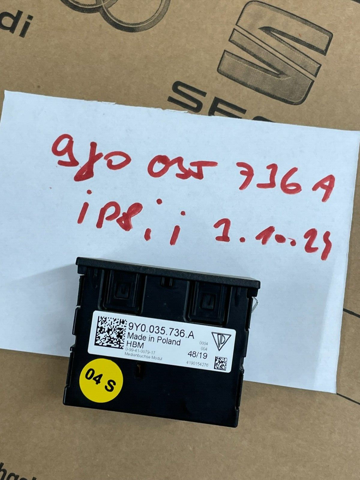 PORSCHE CAYENNE MACAN MULTIMEDIA SCHNITTSTELLE USB-C BUCHSEN 9Y0035736A Fast Neu - Obrázek 14