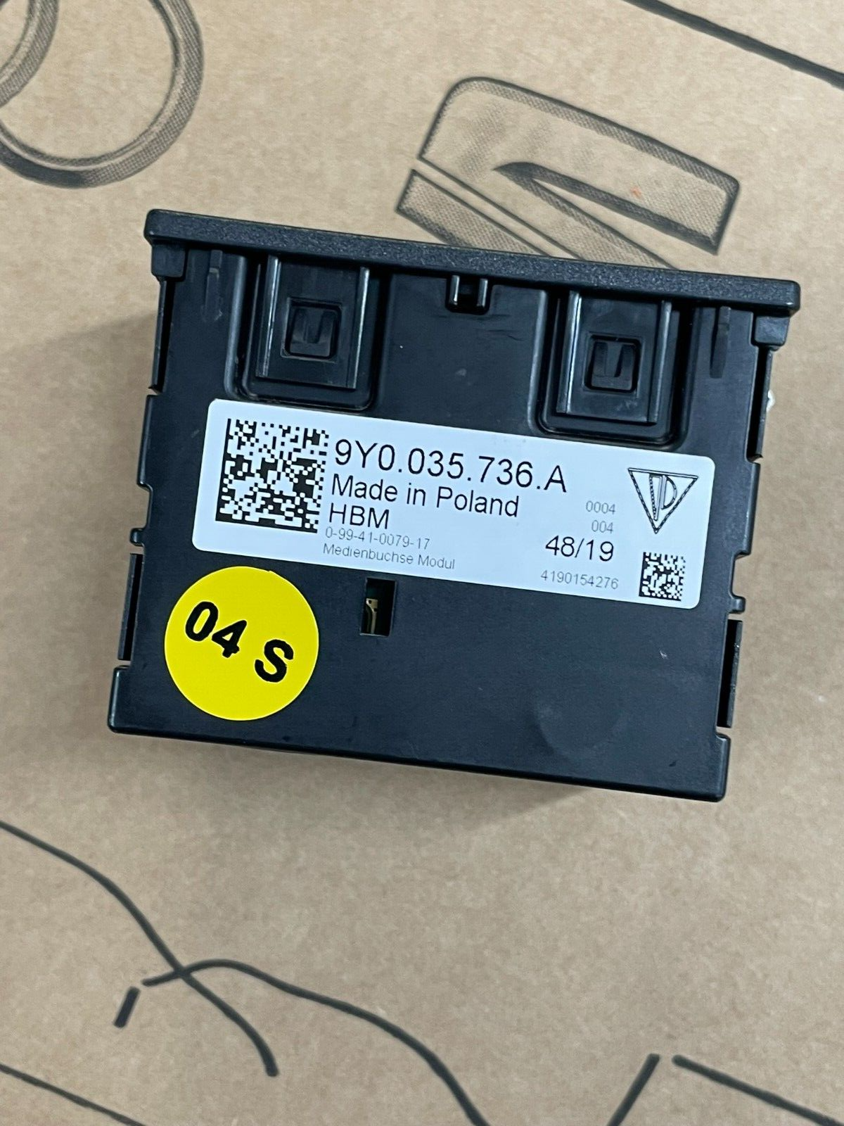 PORSCHE CAYENNE MACAN MULTIMEDIA SCHNITTSTELLE USB-C BUCHSEN 9Y0035736A Fast Neu - Obrázek 3