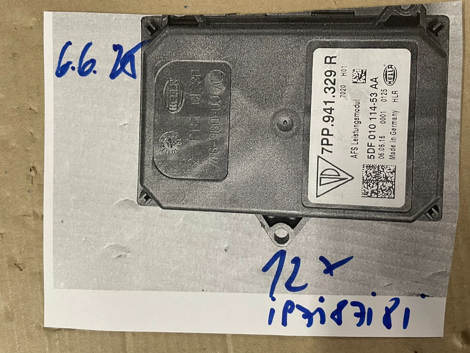 PORSCHE CAYENNE MACAN PANAMERA LEISTUNGSMODUL FÜR KURVENLICHT 7PP941329R ORIG - Obrázek 16