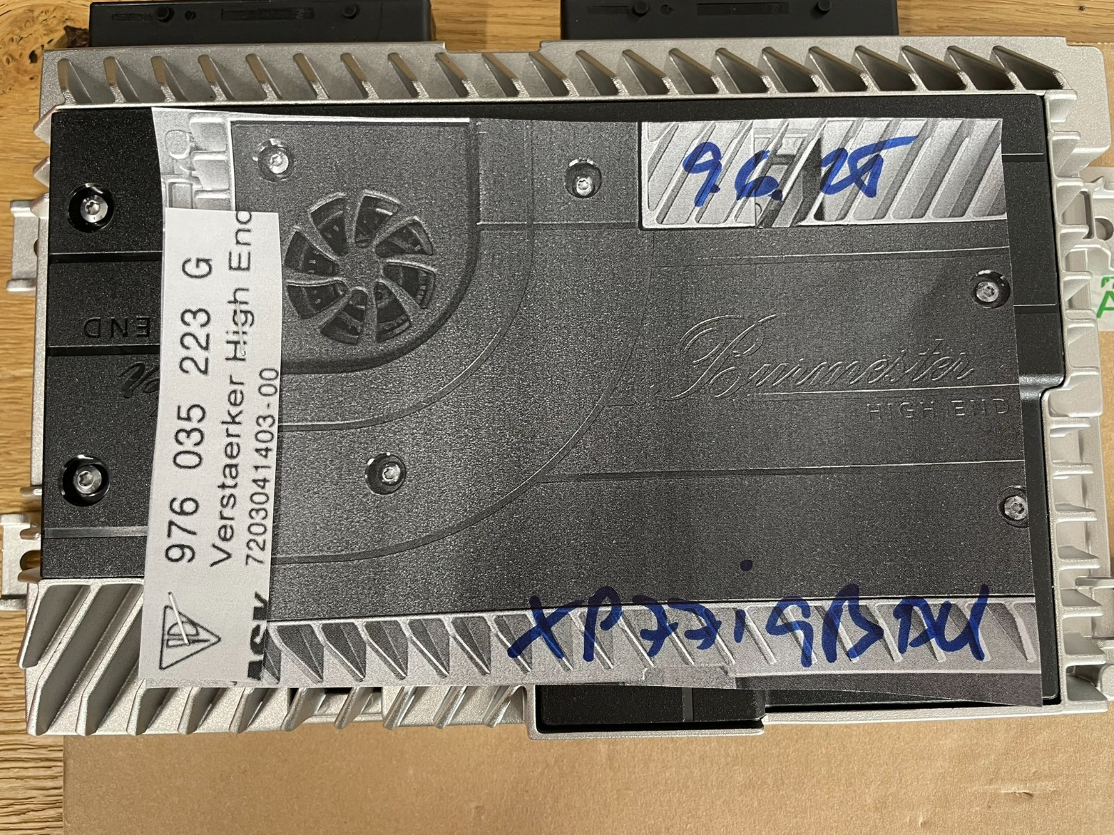 PORSCHE CAYENNE , PANAMERA , TAYCAN VERSTÄRKER BURMESTER 976035223G ORIGINAL NEU - Obrázek 24