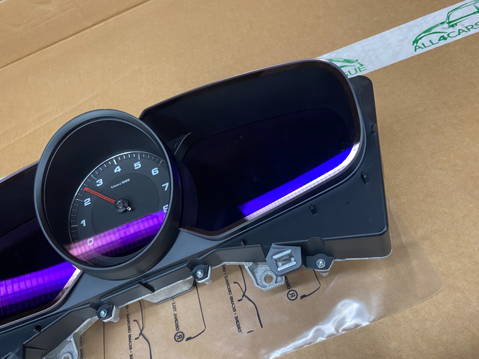 PORSCHE CAYENNE S TACHO KOMBIINSTRUMENT VIRTUAL COCKPIT 9Y0920855M ORIG.NEU!!(7) - Obrázek 6