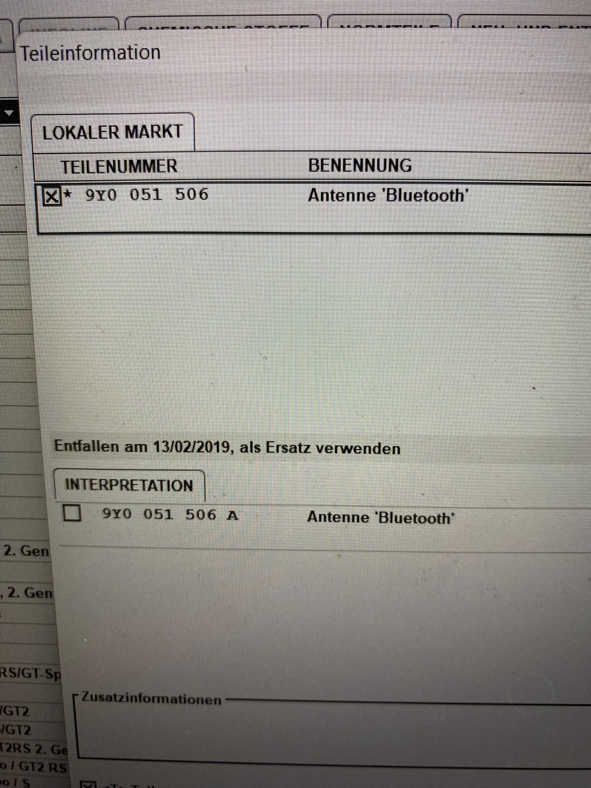 PORSCHE CAYENNE, TAYCAN, 911, 992 AUDI E-TRON MOBILE ANTENNE BLUETOOTH 9Y0051506 - Obrázek 8