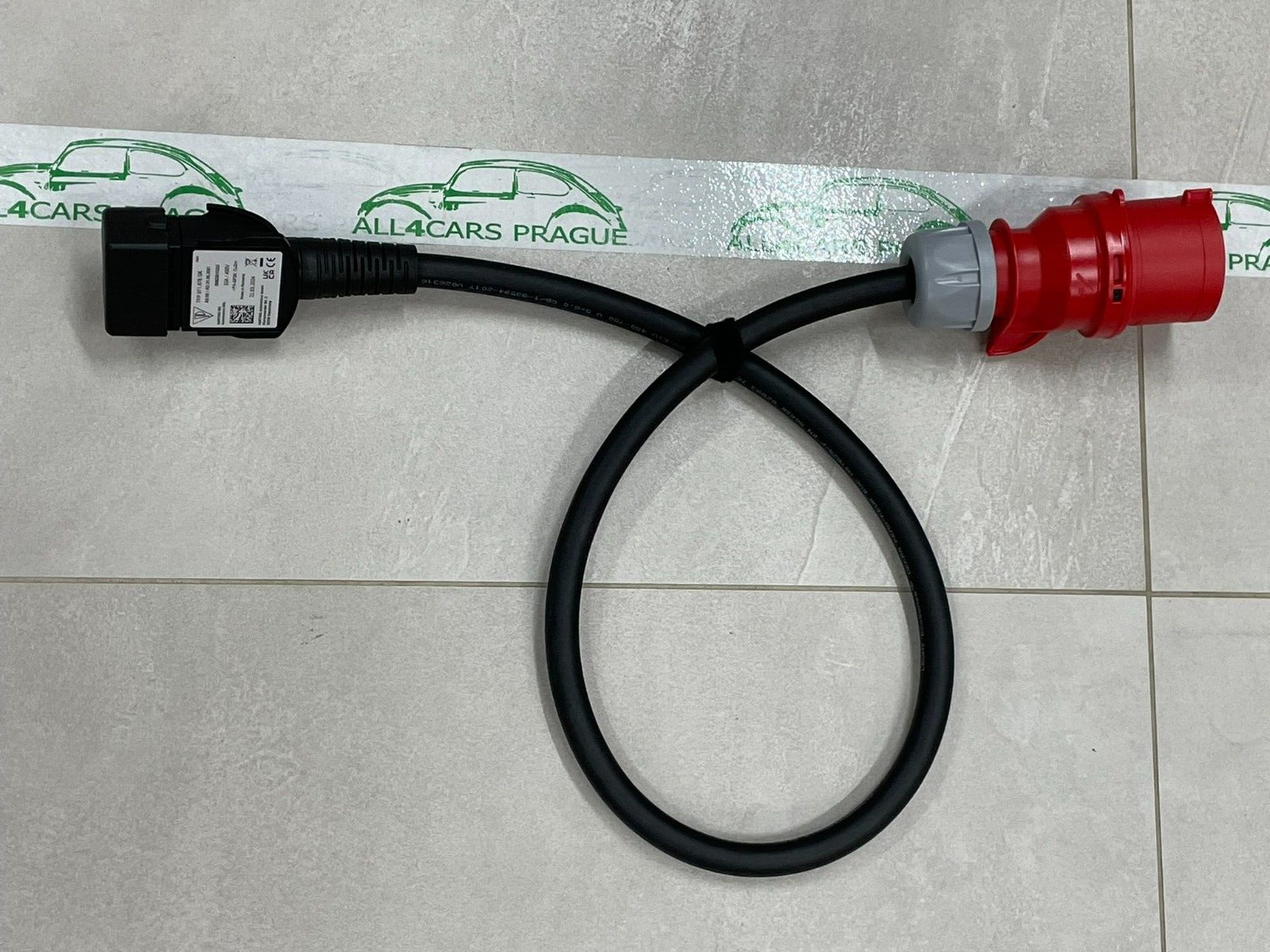 PORSCHE LADEKABEL FÜR NETZSTECKDOSE CEE 32A 3P 900MM GERADE 7PP971678GK ORIG NEU