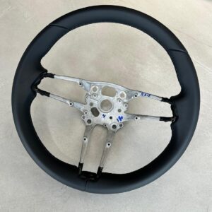 PORSCHE LEERES RAHMEN LENKRAD SPORT LEDER SCHWARZ STEERING WHEEL FRAME BLACK NEW