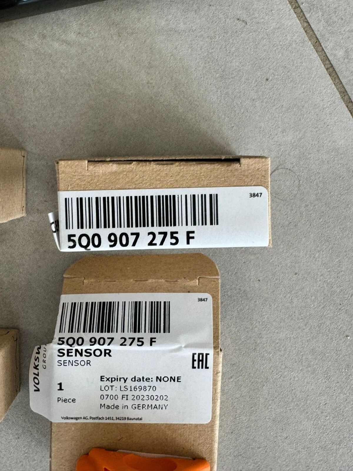 PORSCHE SATZ 4X REIFENDRUCKSENSOREN 5Q0907275F REIFENDRUCK STEUERGERÄ 992907273D - Obrázek 12