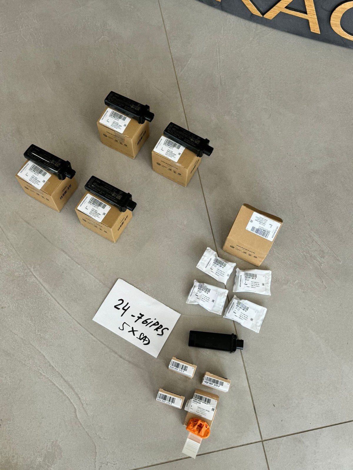 PORSCHE SATZ 4X REIFENDRUCKSENSOREN 5Q0907275F REIFENDRUCK STEUERGERÄ 992907273D - Obrázek 17