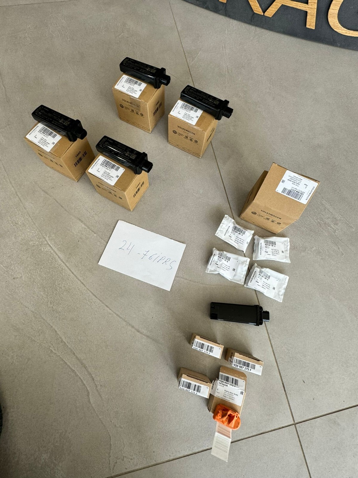 PORSCHE SATZ 4X REIFENDRUCKSENSOREN 5Q0907275F REIFENDRUCK STEUERGERÄ 992907273D - Obrázek 18