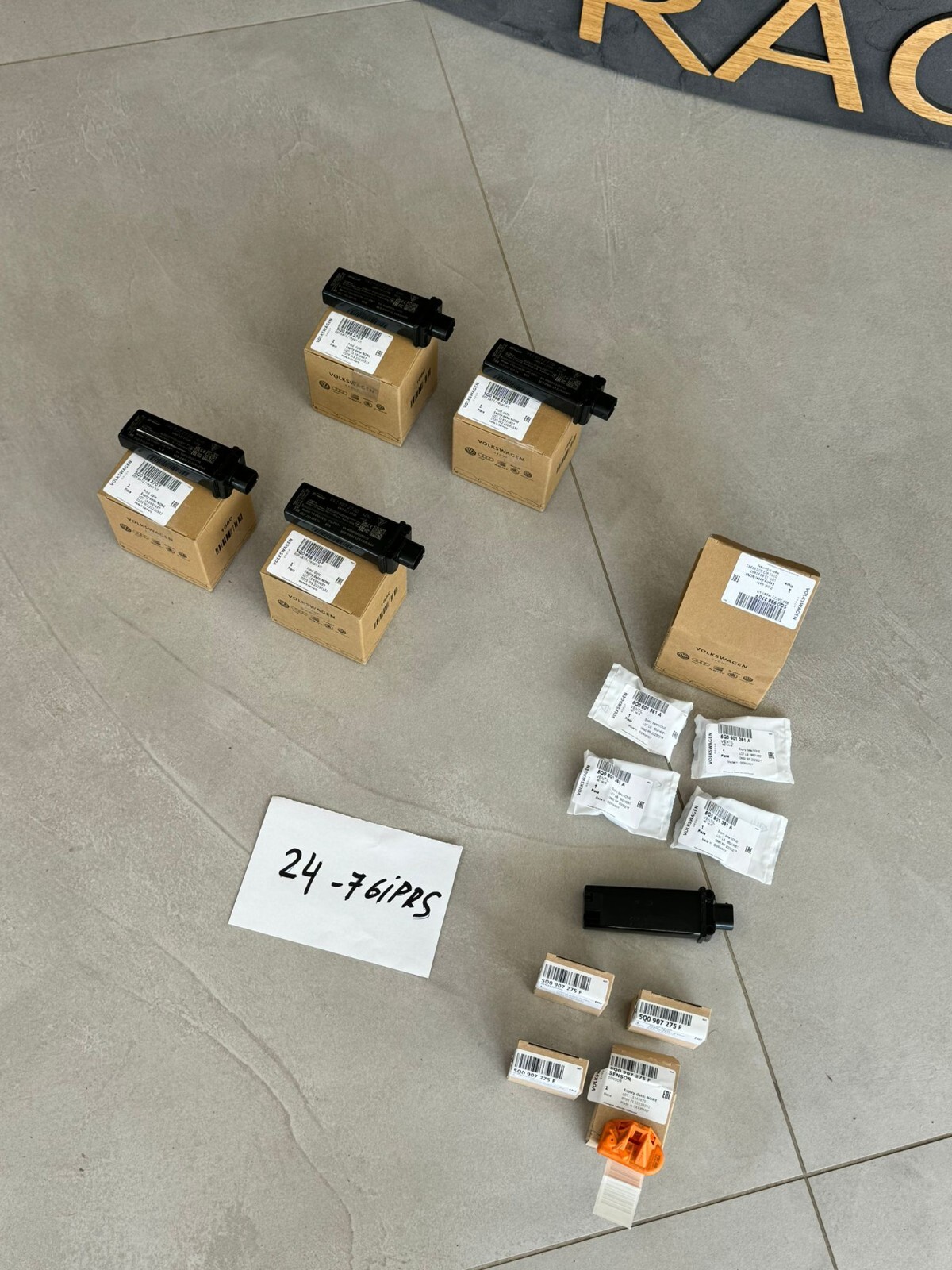 PORSCHE SATZ 4X REIFENDRUCKSENSOREN 5Q0907275F REIFENDRUCK STEUERGERÄ 992907273D - Obrázek 19