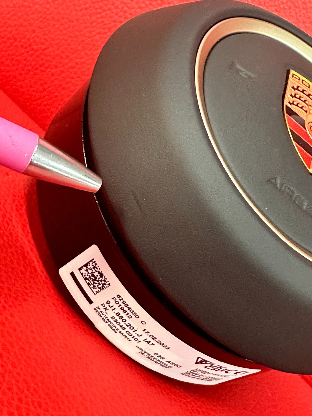 PORSCHE TAYCAN 9J LENKRAD A.I.R.B.A.G 9J1880201J STEERING WHEEL A.I.R.B.A.G - Obrázek 11