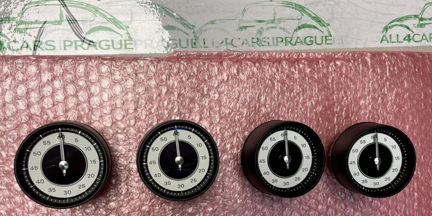 PORSCHE TAYCAN SPORT CHRONO STOP UHR 9J1919203M WEISS ZUSATZINSTRUMENTE ORIG.NEU - Obrázek 3