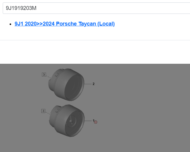 PORSCHE TAYCAN SPORT CHRONO STOP UHR 9J1919203M WEISS ZUSATZINSTRUMENTE ORIG.NEU - Obrázek 5