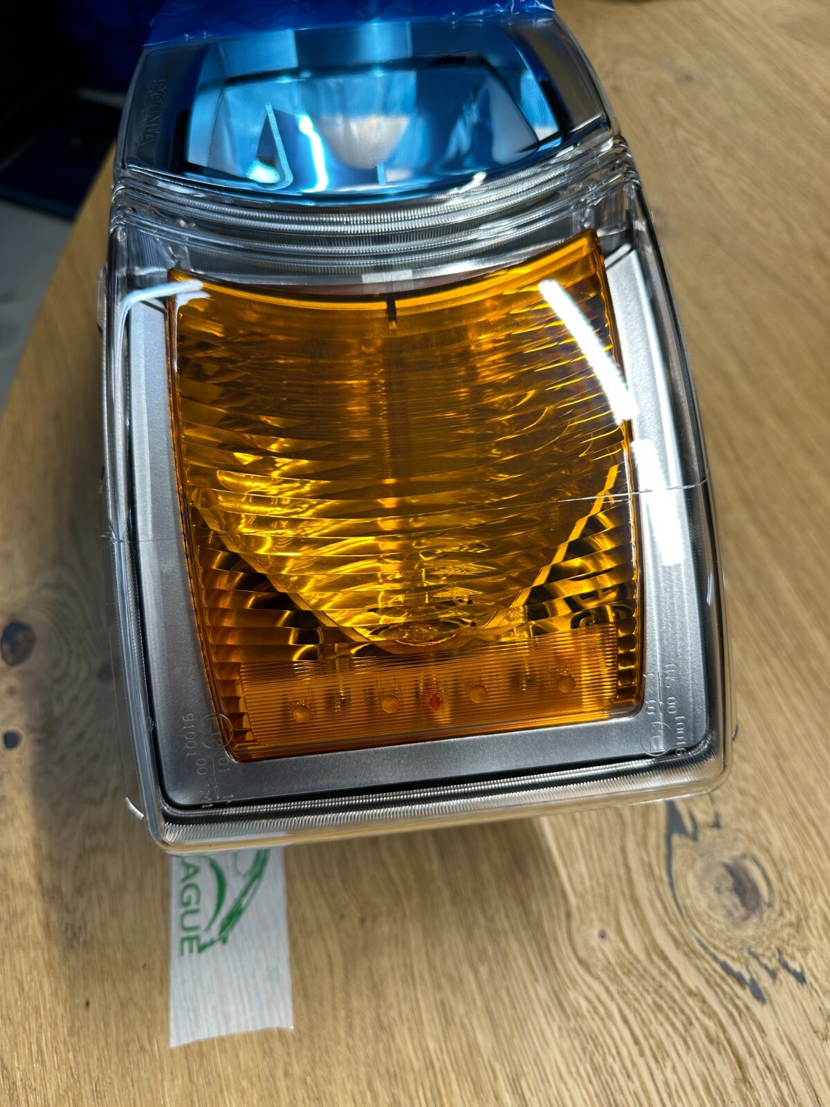 SCANIA FRONT SCHEINWERFER SCHEINWERFER LINKS VORNE KOMPLET 2442630 + 2442689 NEU - Obrázek 13