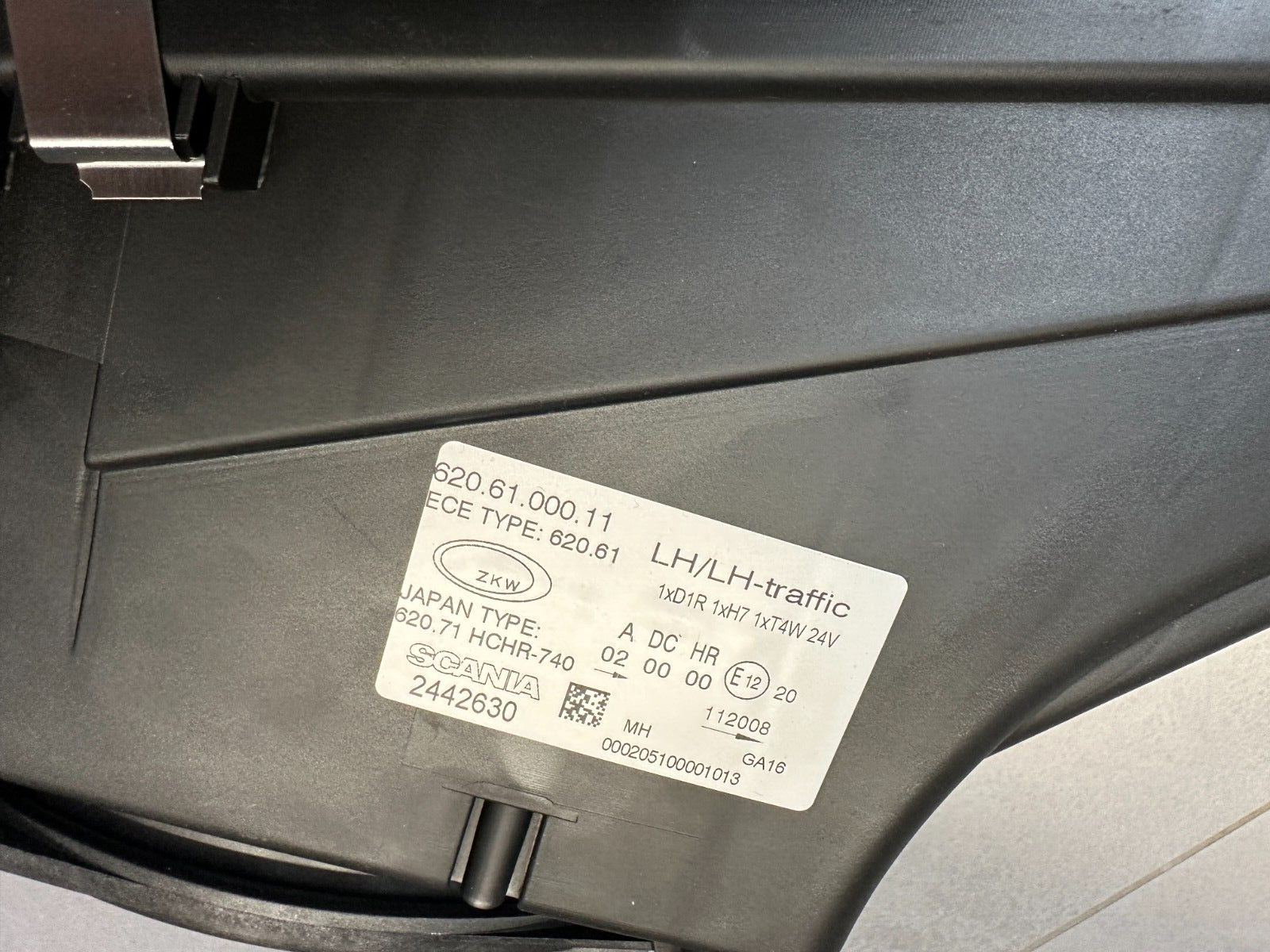 SCANIA FRONT SCHEINWERFER SCHEINWERFER LINKS VORNE KOMPLET 2442630 + 2442689 NEU - Obrázek 4