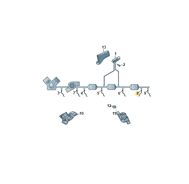 SEAT ARONA IBIZA NOX SENZOR 04L907805BM=04L907807BM=04L907807FT=04L907807HB NEW - Obrázek 4