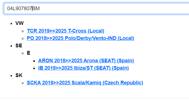 SEAT ARONA IBIZA NOX SENZOR 04L907805BM=04L907807BM=04L907807FT=04L907807HB NEW - Obrázek 5