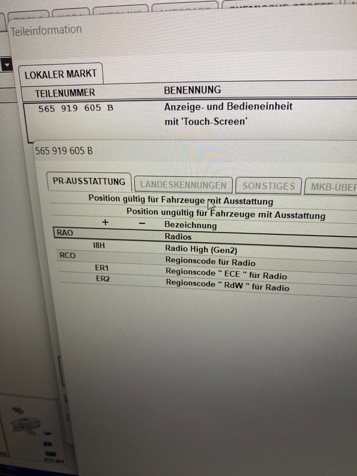 SKODA KODIAQ NAVIGATIONSSYSTEM STEUERGERÄT +TOUCH SCREEN 565919605B + 5Q0035874C - Obrázek 20